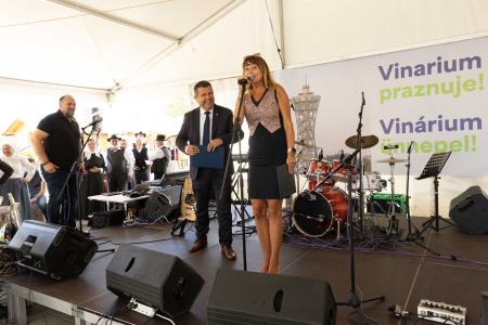 župan Občine Lendava Janez Magyar in Andreja Petrovič